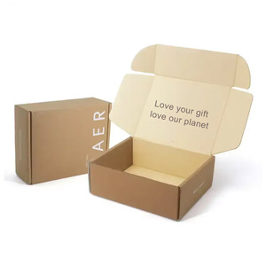 Cajas de Cartón Kraft para Envíos, Rectangulares, Reciclables, Impresión Offset, Embalaje para Regalos y Manualidades, Pedido Personalizado Disponible - Product Image 2