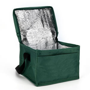 กระเป๋าเก็บความเย็นแบบผ้าไม่ทอ พิมพ์โลโก้ได้ สำหรับปิกนิก พร้อมสายสะพายไหล่ - Product Image 1