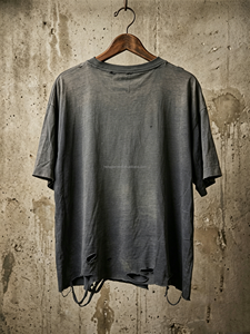 เสื้อยืดสตรีทแวร์พิมพ์ลายตามสั่ง หนัก 300 กรัม ผ้าฝ้าย 100% ทรงโอเวอร์ไซส์ ทรงบ็อกซี่ พิมพ์ลายกราฟิกด้วยเทคนิค DTG ล้างสีแบบแอซิดวอช ลายการ์ตูน - Product Image 4