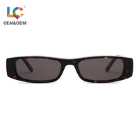 Lunettes de soleil en acétate tendance pour femmes, monture épaisse et petite, verres polarisés TAC, protection UV400, logo personnalisé, certifiées CE, OEM pour femmes et hommes