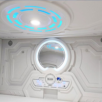 Capsule de lit transversale brevetée pour hôtel