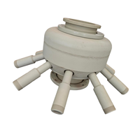 Aérateur à jet vortex multicanal série EDON, système de mélange gaz-liquide optimisé par agitation hydraulique, pompe centrale dédiée, garantie 1 an