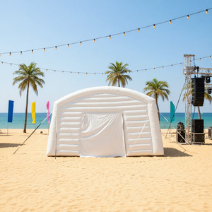 Carpa Inflable Doble Blanca Grande - Carpa de PVC Resistente <span class=keywords><strong>para</strong></span> <span class=keywords><strong>Eventos</strong></span> al Aire Libre de Cuatro Estaciones, Tipo de Soporte Recto <span class=keywords><strong>para</strong></span> Fiestas/Bodas/Campamentos - Product Image 1