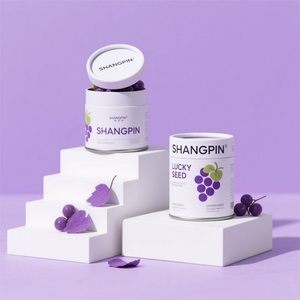 Emballage en tube de papier recyclable pour chocolats festifs, boîte personnalisée pour bonbons de Noël, tube en carton pour bonbons gélifiés, pilules, capsules, boîte de rangement - Product Image 1