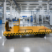 Chariot de transport électrique tout-terrain à moteur puissant de 1,5 tonne, stable et performant pour entrepôt