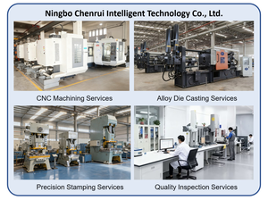 Composants de boîtier en aluminium moulé sous pression CR OEM avec surface lisse et incurvée, conception creuse, haute précision, multi-moules séparés - Product Image 5