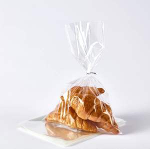 Bolsas de pan reutilizables de plástico transparente para serigrafía de pan casero e impresión flexográfica para envasado de alimentos - Product Image 1