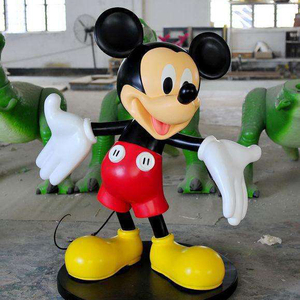 Tùy chỉnh <span class=keywords><strong>Mickey</strong></span> điêu khắc cuộc sống kích thước sợi thủy tinh nhựa bức tượng <span class=keywords><strong>Mickey</strong></span> bức tranh <span class=keywords><strong>Mickey</strong></span> điêu khắc trang trí nhà - Product Image 1