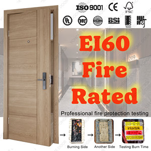 <span class=keywords><strong>Puerta</strong></span> <span class=keywords><strong>Interior</strong></span> de Madera Estilo Europeo, <span class=keywords><strong>Puerta</strong></span> <span class=keywords><strong>Interior</strong></span> de Madera Ignífuga para Hotel y Apartamento, Núcleo Sólido de <span class=keywords><strong>Nogal</strong></span> y Roble - Product Image 1