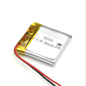 KC <span class=keywords><strong>3</strong></span>,7 V 701250 350mAh small lithium polymer battery - Product Image 2