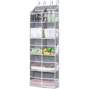 Door <b>Storage</b> Hanging Bag Wall-mounted Multi-layer Sundries Organizer Polyester Modern Minimalism Bedroom <b>Storage</b> for <b>Shoes</b> - Product Image 6