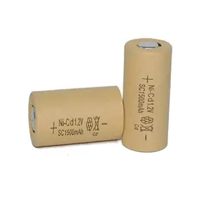 OEM/ODM N-3000CR镍镉可充电电池NiCd 1.2V SC1500mAh 3000mAh ni-cd电池照明用最佳质量