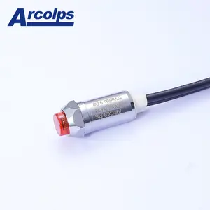 Arcolps CE metal 12mm Levou Luz Indicadora 24v 120v 220v Lâmpada Piloto vermelho 12v levou luz de sinal 0141