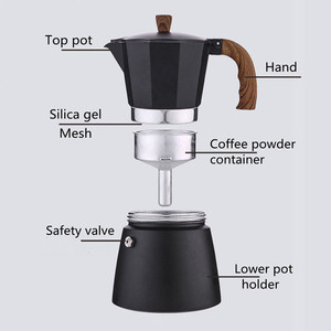 <span class=keywords><strong>Cafetera</strong></span> <span class=keywords><strong>italiana</strong></span> de aluminio Mocha, <span class=keywords><strong>cafetera</strong></span> turca de anís estrellado, <span class=keywords><strong>cafetera</strong></span> casera - Product Image 2