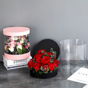 Dolce Rotondo Contenitore di PVC trasparente fiorista fiore di imballaggio contenitore di regalo di nozze decorazione del partito - Product Image 2