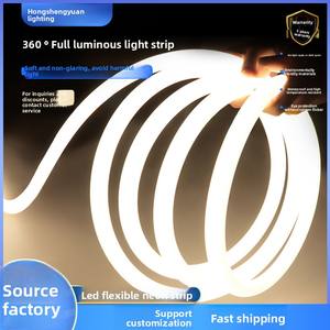 Bande lumineuse <span class=keywords><strong>LED</strong></span> extérieure en acrylique étanche IP67, taille personnalisable, <span class=keywords><strong>tube</strong></span> néon linéaire <span class=keywords><strong>circulaire</strong></span> lumineux à 360 degrés, haute luminosité - Product Image 5