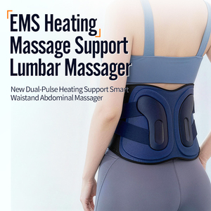 Masseur lombaire EMS TENS à double impulsion, 16 niveaux de force, massage des tissus profonds, chauffage grande surface, batterie longue durée 2500 mAh, vente en gros - Product Image 2