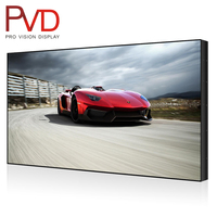 Processeur de télévision LCD à paroi vidéo avec lunette ultra mince Écran d'affichage LED à épissage HD Petit commerce de gros Kiosque à écran tactile de 3.5mm SDK intérieur