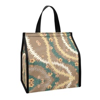 Sac isotherme pour le déjeuner en polyester personnalisé pour les fournisseurs, idéal pour les voyages, les pique-niques, le camping, pliable et portable, pour 2 personnes
