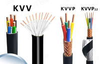 Câble de commande multiconducteurs en PVC, fil de cuivre kvv kvvpr