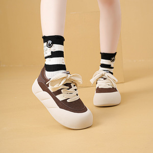 Suelas gruesas Retro Student Board Shoes Cute Female Clown Niche Design Pan Casual - Product Image 2
