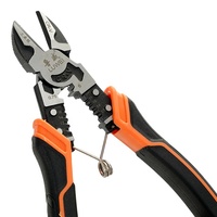 Pince multifonction à bec long, outils à main, jeu de pinces coupantes, pinces isolées pour électricien, pinces combinées