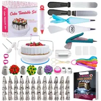 Cake Tool Bakery Accessories Cake Decorating Tools Molds 127 pcs/set Russian Tulip Piping Tips Nozzles