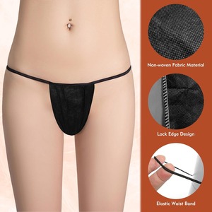 Culottes jetables polyvalentes en tissu non tissé, hygiéniques, respirantes, pour spa, bronzage par pulvérisation, sauna - Product Image 5