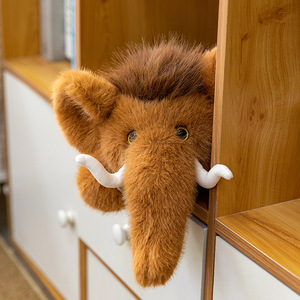 Venta al por mayor lindo acostado mamut almohada de felpa pequeño elefante muñeca suave para cumpleaños para aliviar el estrés popular para el comercio exterior - Product Image 3