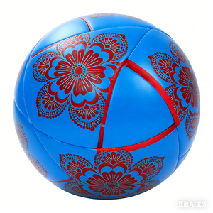 Partite di <span class=keywords><strong>calcio</strong></span> per allenamento stampate su misura di alta qualità nuove dimensioni Standard 5 PU cucite a macchina termiche incollate all'ingrosso - Product Image 2