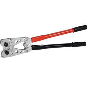 Pince à sertir industrielle Intercable en acier allié, à entrée supérieure, pour câbles tubulaires non isolés, connecteurs et cosses - Product Image 2