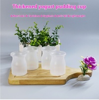 Pot en plastique PP jetable de 125 ml et 150 ml pour lait, pouding, yaourt, dessert, mousse, gâteau, gelée - Contenant alimentaire multi-usages