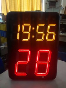Relojes de Tiempo para Baloncesto con Pantalla LED Inalámbrica para Interiores BSN, 24 Segundos, Control Remoto, Cronómetro de Juego, Equipo de Cancha Fácil de Usar, Color Negro - Product Image 3