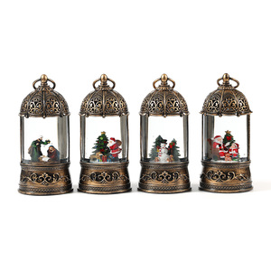 Christmas music box, gold-painted birdcage, <b>crystal</b> <b>ball</b>, Christmas gift, Christmas decoration, ornament for girlfriend or - Product Image 5