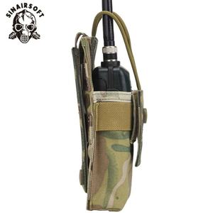 Tactical MOLLE Radio Holder <b>Walkie</b> <b>Talkie</b> Pouch Open Top Waist Belt Bag Mag Pack - Product Image 5