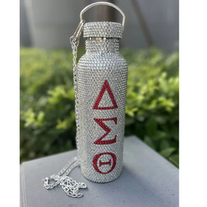 Taza <span class=keywords><strong>de</strong></span> Viaje <span class=keywords><strong>de</strong></span> Acero Inoxidable <span class=keywords><strong>de</strong></span> Doble Pared con Aislamiento al Vacío y Diseño <span class=keywords><strong>de</strong></span> Diamantes <span class=keywords><strong>de</strong></span> Imitación <span class=keywords><strong>de</strong></span> 17 oz <span class=keywords><strong>de</strong></span> la Hermandad Griega Delta Sigma Theta para Mujer - Product Image 4