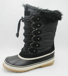 Chaussures d'extérieur légères antidérapantes YL3690 pour hommes et femmes, bottes de neige en fourrure mi-mollet, bottes de neige d'hiver pour femmes, chaussures. - Product Image 4