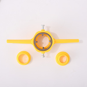 Pinrui Manual Pipe Threader 6-Piece Set For 1/2 In PVC NPT Threads Plastic Pipe <b>Threading</b> <b>Tool</b> Diy Plumbing - Product Image 2