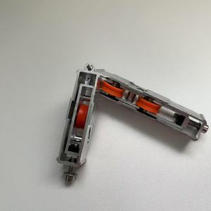 Nhôm cửa sổ con lăn đơn trượt ròng rọc cửa sổ mang con lăn nhựa nhôm cửa sổ bánh xe phụ kiện cửa sổ lăn - Product Image 6