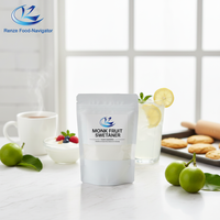 Poudre d'extrait naturel de fruit du moine 20:1, édulcorant de qualité alimentaire, certifié casher (pur et séché)