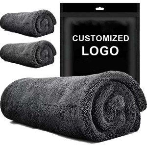 Toalla <span class=keywords><strong>de</strong></span> Lavado <span class=keywords><strong>de</strong></span> Autos Twisted Loop Profesional <span class=keywords><strong>de</strong></span> 60x90cm, 1200gsm, Sin Pelusas, Antiarañazos, Suave, Afelpada, Duradera, Gruesa y Extrafina - Product Image 2