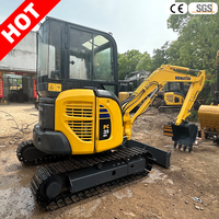 Miniexcavadora Komatsu Pc35Mr de Segunda Mano, 3.5 Toneladas, Rendimiento Estable, Orugas, Diésel, Hidráulica, Piezas Originales de Japón