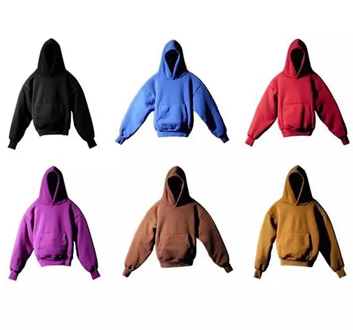 Bulk Hoodie Herstellung benutzer definierte Drop Shoulder Baumwolle ohne Schnur schwere dicke leere Pullover übergroße Fleece Herren y2k Hoodie