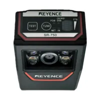 Lecteur de codes 2D compact KEYENCE SR-750HA avec haute résolution, montage fixe, traitement de pièces de précision, garantie d'un an, haute qualité