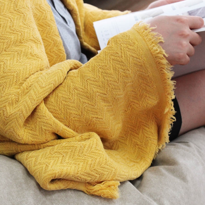 Custom Jacquard Soft Throw Blankets #H0248