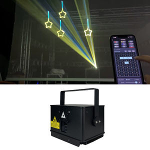 Projecteur laser mini-scène RGB pleine couleur 3D animé, contrôlé par application, IP54, 1W 2W 3W 5W 6W - Product Image 3
