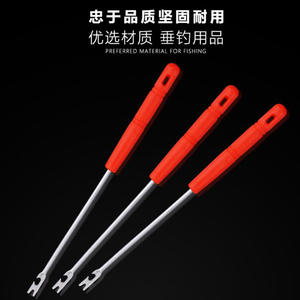 Removedor de anzuelos Volkswagen de 14.5 cm de acero inoxidable con mango rojo para accesorios de pesca - Product Image 5