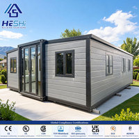 Venta Directa de Casa Contenedor Prefabricada Expandible de 20 y 40 Pies, con 1, 2, 3, 4 o 5 Dormitorios, Moderna, Portátil, Tipo Villa