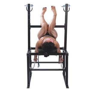 Silla Profesional BDSM para Entrenamiento Submisivo con Silla de Entrenamiento Sexual Ajustable, Separador Forzado <span class=keywords><strong>y</strong></span> Vibrador - Product Image 2