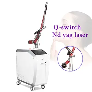 Profesyonel q-anahtarlı Nd: etkili dövme kaldırma ve cilt tedavisi için YAG lazer makinesi